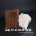 Venta al por mayor Tibetan Mongolian Lamb Fur Wool Cushion Cover